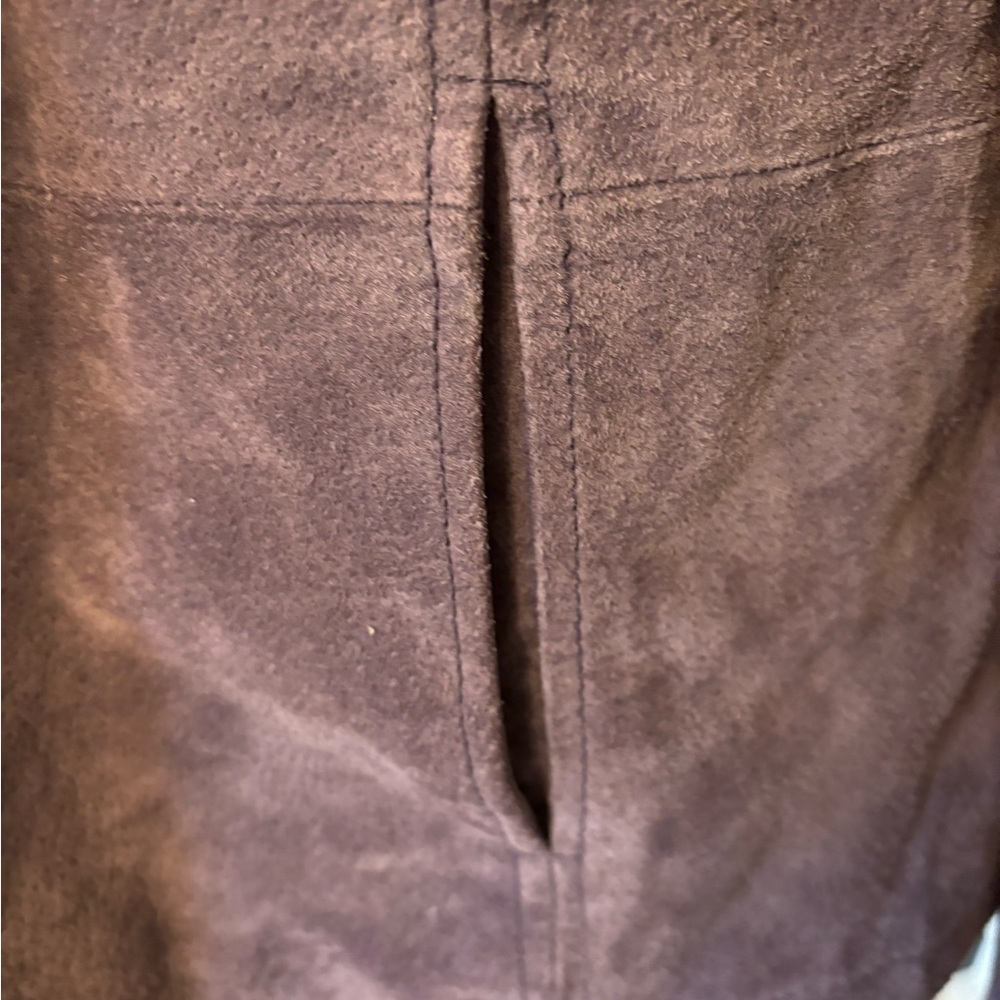 Y2K relativity Womens lavender suede jacket, large - Picture 2 of 7